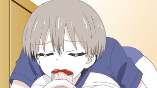 Uzaki-chan wa Asobitai! - Hana Uzaki Anime Porn UTTER Oral Job