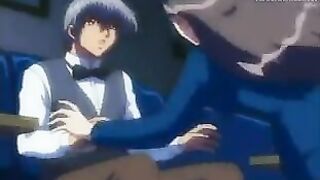 Running In Rivulets raw manga porn dame with ginormous bumpers is getting boned rock-hard by her assistaint