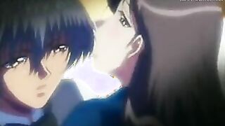 Running In Rivulets raw manga porn dame with ginormous bumpers is getting boned rock-hard by her assistaint