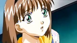 Yummy Anime Porn damsel lingers in the lockerroom because her beau is suposed to sex intercourse her there