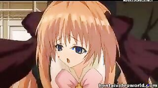 Anime Porn gal with lengthy, orange hair is sensing an mighty climax in an empty bus