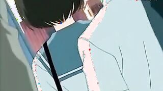 Anime Porn nymph with uber-cute udders slides out of her college microskirt and gets fingerblasted in the classroom