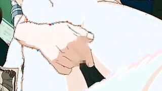 Anime Porn nymph with uber-cute udders slides out of her college microskirt and gets fingerblasted in the classroom