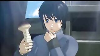 THREE DIMENSIONAL manga porn vid of a bashful youthfull lady getting humped rock hard by her lab fucking partner