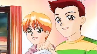 Anime Porn stunner with good bumpers roped up by junior boys with a lurk of hump fucktoys