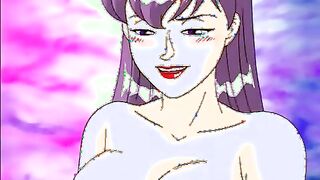 Buxom anime porn female tutoring her classmate in the supreme art of sixty-nine liking