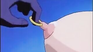 Buxom Anime Porn honey with pierced nose and tongue is getting banged in front of many people