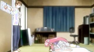 Jaw-Dropping Manga Porn lady with pinkish hair is gargling her bf's bone before getting ravaged rock hard