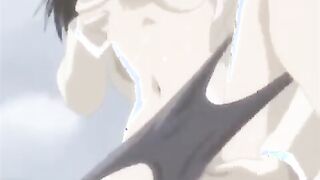 Manga Porn damsel with a fat booty and her neighbor having a FFM threeway