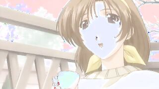 Anime Porn woman with phat jugs is getting ravaged while waiting for her mates to stop by
