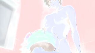 Anime Porn woman with phat jugs is getting ravaged while waiting for her mates to stop by