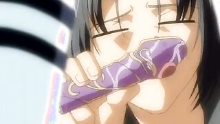 Manga Porn maid is groaning from gusto while her chief is inserting her wetting humid cunny