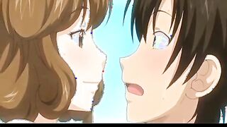 Hentai Cens. Busty Anime Babe is having a threeway and luving every 2nd of it