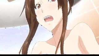 Hentai Cens. Busty Anime Babe is having a threeway and luving every 2nd of it