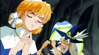 Anime Porn three way with nice queens and monsters with giant manga porn knobs