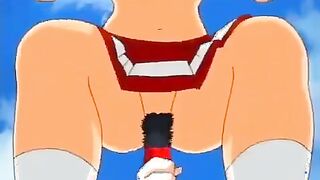 Huge-Titted Anime Porn student is oftentimes having hookup instead of going to classes as she should