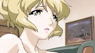 Manga Porn three way with a cougar and a teenage duo - giant titties and wet anime porn hump