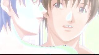 Anime Porn fuck at the spa with a nasty ample breasts cougar and a junior boy