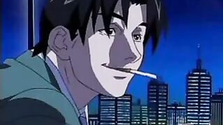 Undergarments hookup with a mature manga porn gal who got slammed by her manager and by his biz fucking partner