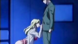 Undergarments hookup with a mature manga porn gal who got slammed by her manager and by his biz fucking partner