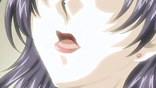 Anime Porn Series. Honey deep-throats on a trunk and strokes it dry of all the sement