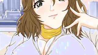 Anime Porn stunner with thick globes gets her mouth drilled and her snatch intruded by a nubile dude