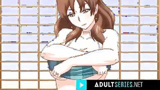 Anime Porn hottie with humungous tits tucked by a pretty youthfull fellow with a ample fuck-stick