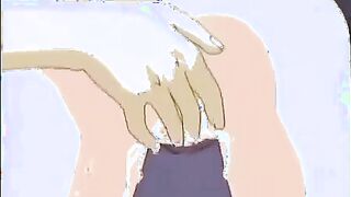 Manga Porn stunner is moaning from sheer pleasure while her paramour is tucking her poon from behind