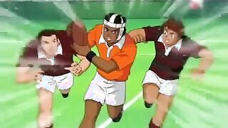 Manga Porn honey in ebony uniform is getting both of her fuck-holes drilled at the same time