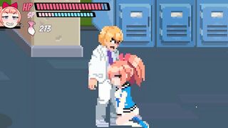 BONUS Lustful City Dolls [Hentai pixel game] Fellate and jizz in hatch episode