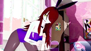 CARTOONS BUNNY WOMAN FOOD WARS!