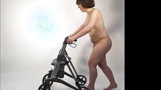 NudeArt movie: Rollator dance by Amit Bar