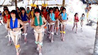 Aboriginal Folk Tribe Dancing.