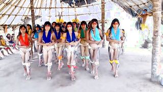 Aboriginal Folk Tribe Dancing.