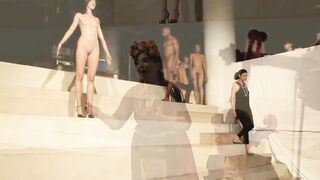 Naked Performance. Tableau Vivant of The Delirium Constructions Dumbo Arts Jamboree 2010