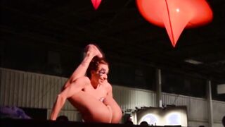 Anya Aes (Performer, Dancer, Contortionist, Artist) performing LIVE in Tampa Art Showcase 2014
