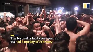 Thousands daring cold for Japan’s ‘Naked Festival’ amid coronavirus outbreak