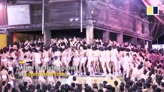 Thousands daring cold for Japan’s ‘Naked Festival’ amid coronavirus outbreak