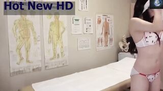 Japenese woman total figure grease grinding