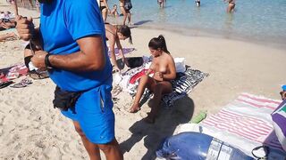 Fresh coconuts on the beach - Cala Bassa Ibiza