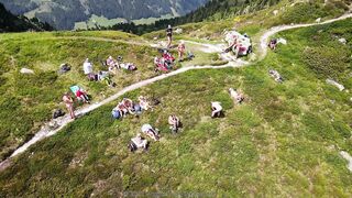 Only Hiking Shoes and nothing else at the 2021 Nude Euro Ambling